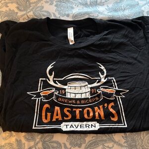 Black Disney Gaston's Tavern T-Shirt
